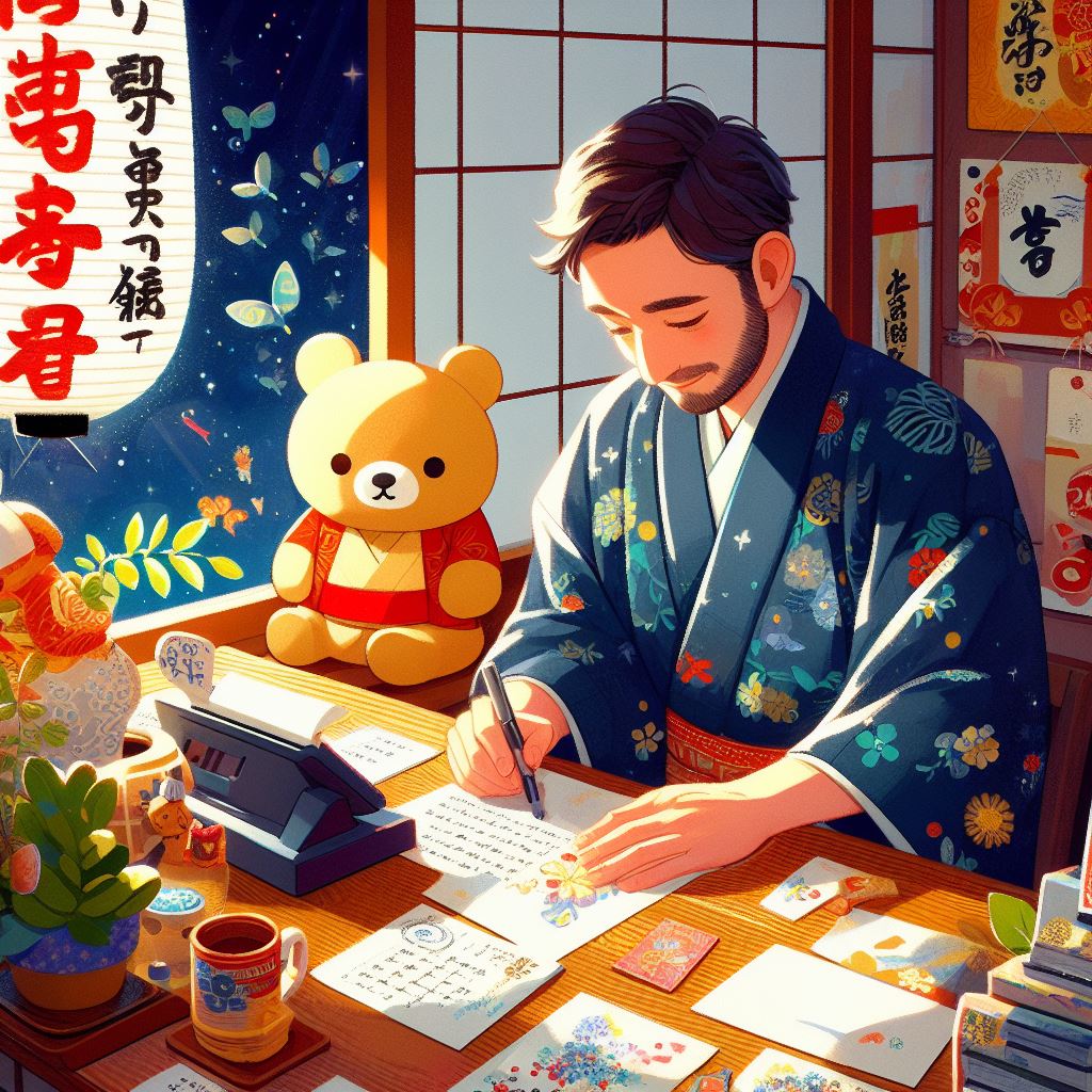 年賀状を余裕を持って書いている人